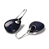 Natural Lapis Lazuli Teardrop Dangle Earrings EJEW-I315-02P-02-2