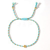 Mother's Day Adjustable Brass Bead Braided Bead Bracelets YE2550-1-1