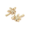 SHEGRACE Brass Micro Pave Clear Cubic Zirconia Pendants XGRQ2C285-409G-2