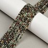 Natural African Bloodstone Beads Strands G-S388-A02-1x2mm-1