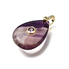 Natural Fluorite Pendants GG-CBA7610-07G-08-2