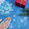 80Pcs 8 Styles Christmas Translucent Resin Cabochons RESI-SC0003-40-3