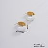 Vintage Retro Stainless Steel C-Shaped Stud Earrings for Women JV8839-3-1