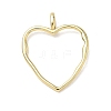 Valentine's Day Brass Pendants KK-E796-10G-1