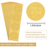 Self Adhesive Gold Foil Embossed Stickers DIY-WH0211-236-2