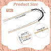 Acrylic & Iron Chain Bag Straps FIND-WH0111-378G-2