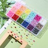1350Pcs 18 Style Spray Painted ABS Plastic Imitation Pearl Beads OACR-YW0001-35A-5