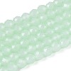 Imitation Jade Glass Beads Strands GLAA-T028-4mm-11G-1
