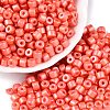 Baking Paint Pearlized Glass Seed Beads SEED-T008-03J-1