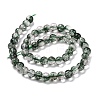 Crackle Glass Round Bead Strands CCG-C001-01B-05-3