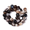 Natural Striped Agate/Banded Agate Beads G-Q606-42B-C01-3