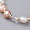 Cultured Freshwater Pearl Beaded Necklaces NJEW-JN02663-2