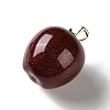 Alloy Resin Big Pendants LS-RESI-S022-01B-3