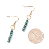 Dyed Natural Malaysia Jade Beads Dangle Earrings EJEW-JE04709-01-4