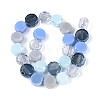 Electroplate Glass Beads Strands X-EGLA-N022-03A-A04-2