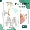 Polymer Clay Rhinestone Beads Penedant Decoration HJEW-PH02048-01-4