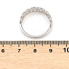 304 Stainless Steel Micro Pave Cubic Zirconia Finger Rings for Women RJEW-K315-01P-5