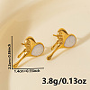 304 Stylish Heart-shaped Stainless Steel Stud Earrings for Women LJ1941-2-2