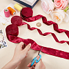 15 Yards 3 Styles Polyester Single Face Velvet Ribbons SRIB-BC0001-31C-3