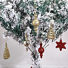 30Pcs 10 Style Christmas Theme Plastic Pendant Decorations AJEW-GL0001-68-4