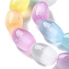 Macaron Color Natural Selenite Beads Strands G-B102-A01-02-3