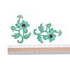 Chinese Style Alloy Enamel Chandelier Components Links X-ENAM-E329-67D-G-5