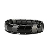 Synthetic Non-magnetic Hematite Beads Stretch Bracelets for Men PZ7053-3-1