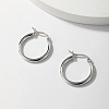 Vintage S925 Sterling Silver Hoop Earrings NK6073-4