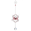 Spider Glass Beaded Hanging Ornaments HJEW-TA00172-02-1