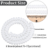 3 Strands Imitation Jade Glass Beads GLAA-PA0001-36B-03-2