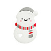 Snowman Food Grade Eco-Friendly Silicone Cabochons PW-WG07D82-01-1