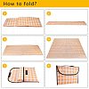 Portable Tartan Patern Non Woven Picnic Mat JX572A-02-3