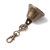 Iron Bell Pendant Decoration HJEW-JM02277-4