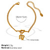 304 Stainless Steel Twelve Constellation Knot Charm Bracelets for Unisex WG096DB-08-1