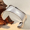 304 Stainless Steel Cuff Bangles BJEW-Z127-01P-1