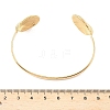 Shell Shape 304 Stainless Steel Cuff Bangles for Women BJEW-S171-01B-G-3