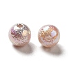 UV Plating Opaque Acrylic Beads OACR-L013-002A-1