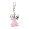 Angel Acrylic & Shell Pearl Pendant Decoration HJEW-TA00275-4