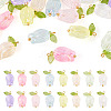 16Pcs 8 Colors Plastic Pendants KY-TA0001-60-1