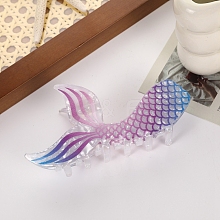 Fishtail Cellulose Acetate(Resin) Claw Hair Clips PW-WGF65C0-04