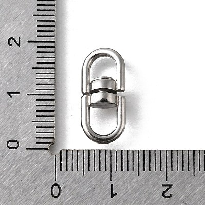 304 Stainless Steel Swivel Clasps STAS-U051-03D-P-1