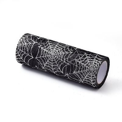 Spider Deco Mesh Ribbons OCOR-I005-B02-1