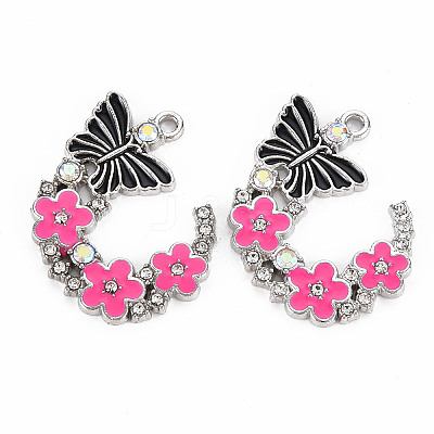 Alloy Rhinestone Pendants LS-PALLOY-N153-06C-RS-1