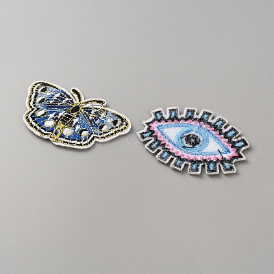 Computerized Embroidery Cloth Iron on/Sew on Patches PATC-WH0026-02B-1