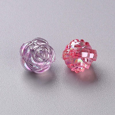 Transparent Acrylic Beads TACR-S154-33C-1