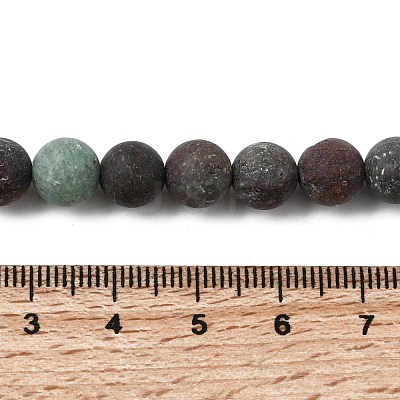 Natural Green Opal Beads Strands G-H045-A03-6MM-01-1