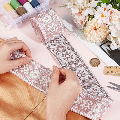 5M Vintage Jacquard Polyester Ribbon OCOR-CY0004-44C-1