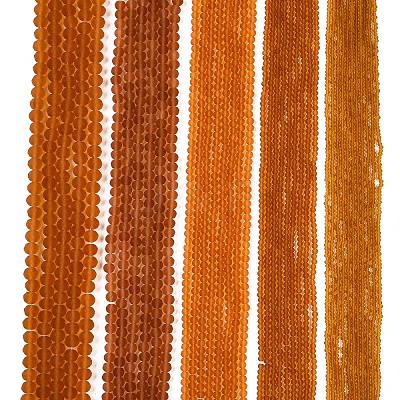Transparent Glass Beads Strands X-EGLA-A044-T8mm-MD04-1
