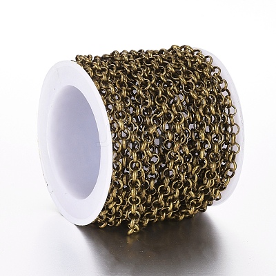 Brass Rolo Chains X-CHC-S008-002B-AB-1