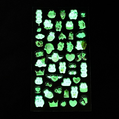 Epoxy Resin 3D Puffy Stickers DIY-G122-01E-1